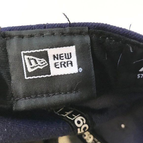 Vintage New Era Team US USA Script Baseball Cap Hat Blue Camo Size 7-1/4 - Picture 9 of 12